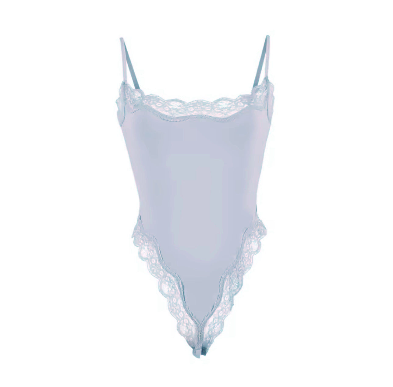 BLUE LACE BODYSUIT